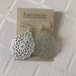 Francesca’s Silver Statement Earrings - Boho